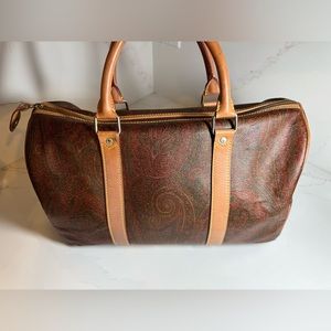 Etro Paisley Canvas Weekend Bag